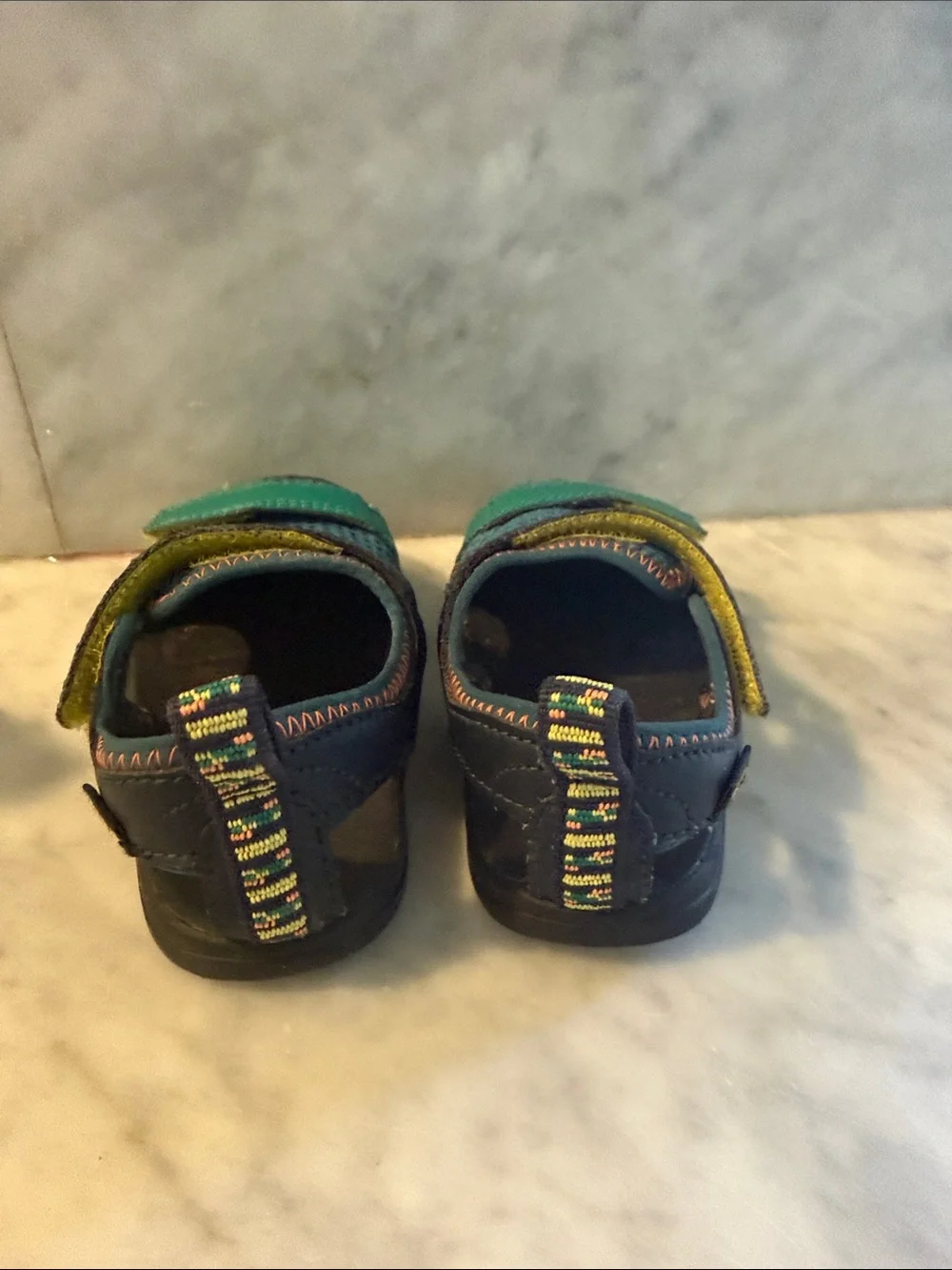 Teva Kids Teal and Navy Water Shoes
